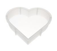 COHEALI Moule en Silicone de Cœur Grand Format, Résistant et Épais, pour Résine Diy, Création de Serrage-livres, Décoration Maison, pour Intégration Fleurs Séchées et Cristaux