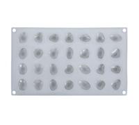 COHEALI Moule Silicone Forme Galets pour Pâtisserie Maison Antiadhésif Facile à Démouler et Nettoyer pour Cookies Bonbons et Chocolat DIY