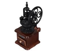 COHEALI Moulin à Café Manuel Vintage en Fonte Portable Manivelle Ajustable pour Mouture Fine Petit Broyeur à Grains de Café pour Maison et Voyage Pratique et Solide