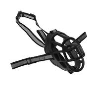 COHEALI Muselière pour Chien Protège-Gueule pour Chien en TPR Noir Coque Ajourée pour Chiot Extérieur