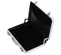 COHEALI Organisateur de Cartes de Visite en Alliage D'aluminium Portable de Mini Mallette Argentée, Protège Cartes, pour Conférences et Vie Professionnelle