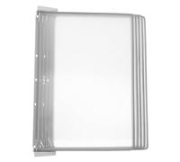 COHEALI Organiseur Mural Construction Robuste en Fer et PVC, Résistant Déformation A4 5 Pages pour Dossiers Suspendus pour Bureaux Professionnels et Espaces Publics