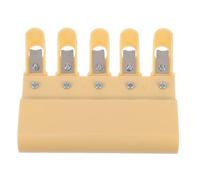 COHEALI Outil de Dessin de Portée en Plastique Jaune, Accessoire Portable pour Tableau Noir, Fournitures de Peinture Pratique pour Éducation Musicale et Dessin sur Portée