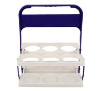 COHEALI Panier à Bière Pliable en PP avec Poignée Confortable, Porte-bières Réutilisable et Portable pour 6 Bouteilles, pour Transport et Rangement Pratique