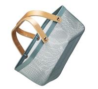 COHEALI Panier et Gain de Place Résistant à L'usure de Rangement en Fer Bleu pour Fruits et Outils de Maquillage , Maison et L'école