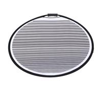 COHEALI Panneau Réflecteur Pliable 80 Cm Rayé pour Réparation Bosses Voiture, Tissu Flexible pour Débosselage, Accessoire Photo Portable Éclairage Uniforme pour Studio et Automobile