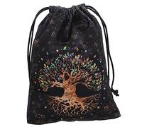 COHEALI Paquet à Cartes de Tarot en Cordon Robuste Pochette de Rangement 13X18Cm pour Bijoux Accessoires Cristaux Dés Sorcellerie Divination Présents Facile à Ouvrir et Fermer