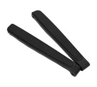 COHEALI Paquet de 1 Paire D’accoudoirs Noirs pour Chaise de Plage Pliante et Fauteuil Inclinable, Coussin Rembourré Résistant aux Intempéries, Accessoire de Remplacement Confortable