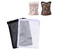COHEALI Paquet Filtrants en Nylon 15x20cm pour Aquarium et Bassin de Jardin, Réutilisables Cordon, Empêchent Les Résidus D'entrer Le Système de Filtration