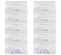 COHEALI Paquet Plastique Anti-effraction pour Dépôt Bancaire avec Bande Auto-adhésive, 10 Pièces, Réutilisable et Inscriptible pour Stockage de Preuves Sécurisé