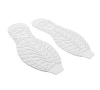 COHEALI Patchs de Réparation pour Talons de Chaussures Antidérapants en Caoutchouc Blanc, Semelles de Protection Silencieuses et Solide, Taille Grand, Fournitures de Réparation