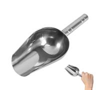 COHEALI Pelle à Nourriture Facile à Utiliser pour Animaux en Acier Inoxydable 250g, Pelle Métallique Ronde Manche Aléatoire et Finition Soignée Plusieurs Styles pour Plusieurs Styles