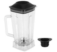 COHEALI Pichet à Jus en Plastique Transparent 2l pour Robot Culinaire Commercial Grosse Capacité et Technologie de Mixage pour Services de Restauration Réutilisable