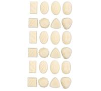 COHEALI Pièces Chocolat Simulé Accessoires De Chocolat Réalistes Jouets De Simulation De Dessert Crème Décodée Jouet Multifonction pour Enfants Moule Blanche 3D Artificiel PVC Guimauve