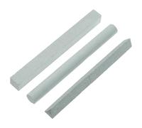 COHEALI Pierre à Aiguiser pour Outils de Charpentier 3pcs en Carbure de Silicium Vert, Pratique et Polyvalente pour Affûtage Précis des Couteaux de Sculpture à Main