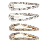COHEALI Pince à cheveux en 4pcs en alliage, barrettes décoratives pour événements et usage quotidien, adaptées à tout type de cheveux