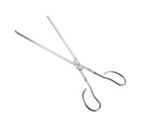 COHEALI Pinces à Bûches en Acier Inoxydable Manches Longs 50cm, Faciles à Nettoyer Ranger, Accessoires Sûrs pour Poêles à Charbon et Chauffage Domestique
