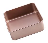 COHEALI Plaque de Cuisson Carrée en Métal Doré 8 Pouces, Plat à Four Résistant à L'usure et Antiadhésif, Moule Multifonction pour Pâtisserie, Barbecue et Pizza, Ustensile Cuisine Vintage