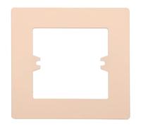 COHEALI Plaque Décorative pour Interrupteur 86 Type Cache-Prises Mural Doré Protection Électrique Grosse Surface de Couverture Cache-Panneaux Électriques Unitaire Adapté pour