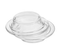 COHEALI Plateau Diffuseur Huiles Essentielles Verre 2Pièces Coupelles Rondes de Remplacement pour Lampe d’Aromathérapie, 4,6 Pouces, Réutilisables et Faciles à Nettoyer