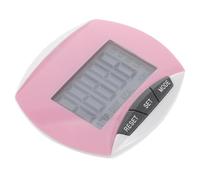 COHEALI Podomètre de Marche, Podomètre Portable Rose en Abs, Comptage Précis des Pas, Multifonction, Portable, Gestion de Santé, pour Sports de Plein Air, Exercice et Entraînement
