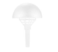 COHEALI Poignée de Bouquet de Mariée en Mousse Blanche Légère, Porte-bouquet de Fleurs Facile à Utiliser pour Création DIY et Décoration Mariage