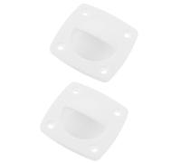 COHEALI Poignée de Tirage de Trappe de Bateau en Nylon Blanc, Loquet Marin Élégant et Solide, Style Minimaliste pour Portes de Placard de Bateau et Espaces Variés