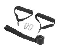 COHEALI Poignées D'entraînement en Mousse et Métal pour Élastiques de | Noir, Portables et Résistantes à L’usure, Rangement Pratique, pour Salle de Sport et Maison