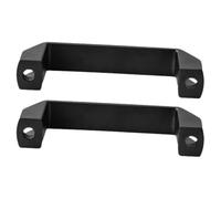 COHEALI Poignées Robustes Design Élégant Lot de 2 en Alliage D'aluminium Noir, Construction Solide Distance de Trou Polyvalente pour Commode Industrielle ou Boîte à Outils