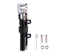 COHEALI Pompe à Pneus de Vélo Gonfleur de Pneu de Vélo Haute Pression Plastique PC Alliage D'aluminium Légère Noire pour Chambre à Air Ballon et Bouée