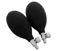 COHEALI Pompe Manuelle à Bulbe en Pvc avec Soupape de Purge D'air pour Tensiomètre, Gonflage Précis, 2 Pièces, pour Usage Domestique et Hôpitaux