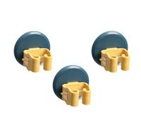 COHEALI Porte-Balai sans Perçage 3pcs Antidérapant Ventouse Mural en Abs Rangement Outils et Balcons Salles de Bains