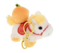 COHEALI Porte-clés Cheval Peluche Léger 2026, Décoration Nouvel An Chinois, Charm Porte-clés et Pendentif pour Téléphone, Ornement Mascotte Cheval Feng Shui, Accessoire Festif Portable