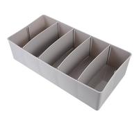 COHEALI Porte Monnaie Trieur en Plastique Pp Cinq Grilles Multifonctions, Organisateur de Bureau Pratique pour Rangement et Gestion des Pièces et Billets