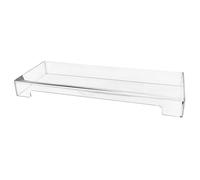 COHEALI Protection Clavier Transparent en Acrylique Moyen Modèle 475X175X48 MM Étui Étanche Résistant à L’Eau Accessoire Polyvalent pour Clavier Domestique Bureau et École