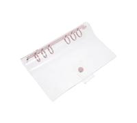 COHEALI Protège-cahier Transparent PVC Couverture Pratique pour Classeur à Mobiles Dossier de Bureau Léger et Frais pour Étudiants Enseignants et Voyages