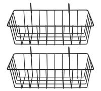 COHEALI Râtelier à Foin pour Lapins 2 Pièces Supports Suspendus en Métal Distributeur de Nourriture Anti-Morsure Adapté aux Cages de Petits Animaux