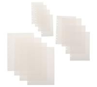 COHEALI Recharges Papier Blanc 6 Trous pour Classeur, 3 Carnets Vierges Polyvalents, Support Quotidien Flexible, pour Bureau et Organisation