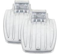 COHEALI Repose-pieds Améliore la Mobilité en Métal Argenté pour Fauteuil Roulant Supporte le Poids de L'utilisateur Design Simple et Élégant