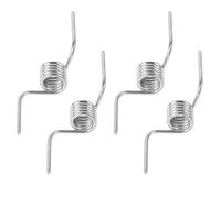 COHEALI Ressort de Séparation de Porte de Réfrigérateur Accessoire pour Prolonger la Durée de Vie du Frigo en Acier Argenté, Lot de 4 Pièces Cinq Spires, Design sans Angle à 90 Degrés