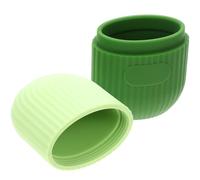 COHEALI Rouleau de Massage Facial Réutilisable en Silicone Vert, Moule à Glaçons Compact pour Soin Peau, Outil de Massage Froid pour Visage, Yeux et Détente à Domicile Voyage