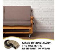 COHEALI Roulette de Canapé Pivotante en Alliage de Zinc 532 Bronze Ancien Roulette de Rechange pour Pied de Meuble Antidérapante et Résistante à L’Usure Accessoire Meuble Polyvalent