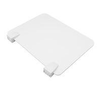 COHEALI Séparateur de Bureau Amovible 30X40 CM en Plastique Blanc Base Incluse Panneau de Protection Anti-Éternuements pour Élèves Cloison de Séparation pour Espace D’Étude et Bureau