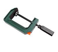 COHEALI Serrage-joint en C 7,6 Cm en Alliage D'aluminium à Dégagement Rapide Bouton-poussoir, Pince de Fixation Robuste pour Travail du Bois, Poignée Plastique Ergonomique, Outil