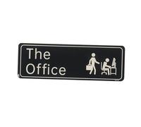 COHEALI signe de bureau sortie enseigne au néon personnalisée Panneau ouvert à LED stickers the office dog tag panneau informatif de porte panneau de porte de style simple Acrylique Black