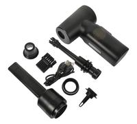 COHEALI Souffleur sans Fil Puissant 100w Aspirateur et Pompe 12v 6000mah pour Voiture et Clavier, Accessoires Multiples en Abs et Cuivre