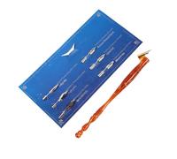 COHEALI Stylo à Tremper Calligraphie Bois avec Plumes Remplaçables Kit Écriture Anglaise pour Étudiants Design Antique et Élégant Cadeau Unique pour Amis et Famille
