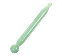 COHEALI Stylo D'acupuncture Vert en Pierre Naturelle Outil Gua Sha Multifonction pour Massage Visage et Cuir Chevelu Bâton de Massage Profond sans Fil et Relaxation Musculaire