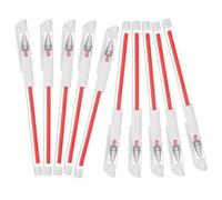 COHEALI Stylo Marqueur Rouge Imperméable Lot de 10 en Plastique Léger Portable pour Fixateur Sourcils et Marquage Précis