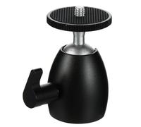 COHEALI Support de Caméra Rotule 360 Degrés en Alliage D'aluminium Noir, 2pcs, Fixation Rapide pour Trépied et Appareil Photo Sport